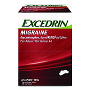 Excedrin Migraine Caplets, 2 Tablets/Packet, 30 Packets/Box (64498)