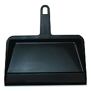 Impact Value-Plus Dustpan, 12" x 11", Polypropylene, Black (710)