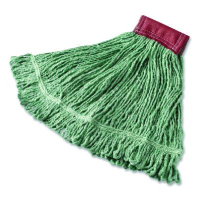 Rubbermaid Commercial Super Stitch Blend Mop, Cotton/Synthetic, Green (FGD25306GR00)