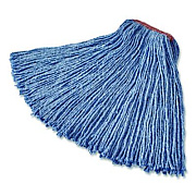Rubbermaid Commercial Dura Pro Blend Wet Mop, Cotton/Rayon/Synthetic, Medium, Blue (FGF51700BL00)