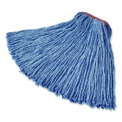 Rubbermaid Commercial Dura Pro Blend Wet Mop, Cotton/Rayon/Synthetic, Medium, Blue (FGF51700BL00)
