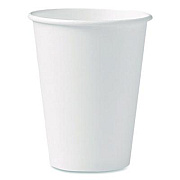 SOLO Paper Hot Cups, 12 oz, White, 50/Pack (412WNPK)
