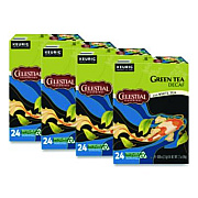 Celestial Seasonings Decaffeinated Green Tea K-Cups, 96/Carton (14737CT)