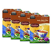 Celestial Seasonings India Spice Chai Tea K-Cups, 96/Carton (14738CT)