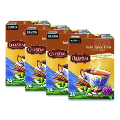 Celestial Seasonings India Spice Chai Tea K-Cups, 96/Carton (14738CT)