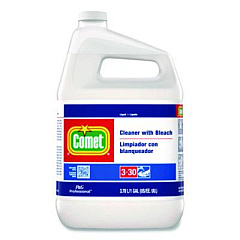 Comet Cleaner with Bleach, Liquid, One Gallon Bottle (02291)