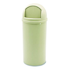 Rubbermaid Commercial Marshal Classic Container, 15 gal, Plastic, Beige (816088BG)