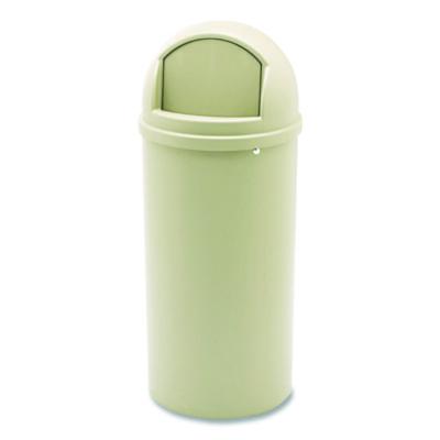 Rubbermaid Commercial Marshal Classic Container, 15 gal, Plastic, Beige (816088BG)