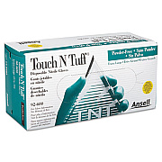 AnsellPro Touch N Tuff Nitrile Gloves, Teal, Size 9 1/2 - 10, 100/Box (926009510)