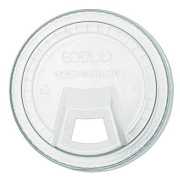 Eco-Products GreenStripe Cold Cup Sip Lids, Fits 9 oz/12 oz to 24 oz Cold Cups, Plastic, Clear, 1,000/Carton (EPFLCS)