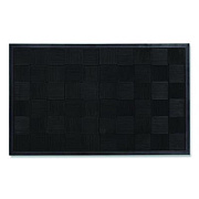 Guardian Parquet Scraper Mat, Black Blade Ribbed Rubber Surface, 36" x 60" (PARQUET3X5)