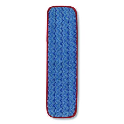 Rubbermaid Commercial HYGEN Microfiber Wet Mop Pad, 18", Red, 12/Carton (FGQ41000RD00)