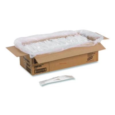 Dixie Mediumweight Polypropylene Cutlery, Fork/Knife/Teaspoon, Plastic, White, 250/Carton (CMP26C)