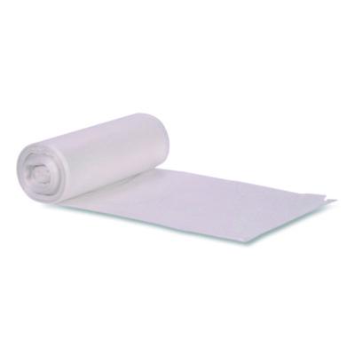Boardwalk Low-Density Waste Can Liners, 30 gal, 0.5 mil, 30 x 36, Clear, Perforated Roll, 250/Carton (303605CL)