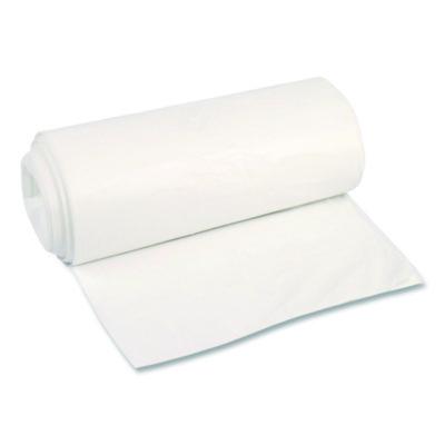 Boardwalk High-Density Can Liners, 45 gal, 22 mic, 40 x 48, Natural, Perforated Roll, 150/Carton (404822N)