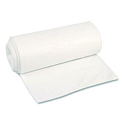 Boardwalk High-Density Can Liners, 56 gal, 16 mic, 43 x 48, Natural, Perforated Roll, 200/Carton (434816R)