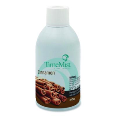 TimeMist Premium Metered Air Freshener Refill, Cinnamon, 7.1 oz Aerosol Spray, 12/Carton (1042746)