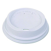 Hot Beverage Paper Cup Lids 10 oz, Fits FLAVIA 10 oz Paper Cup, White, 100/Sleeve, 10 Sleeves/Carton (25200019)