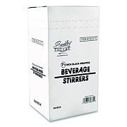 Berkley Square Wrapped Polypropylene Stirrers, 7.75", Black, 500/Box (BEP89378)