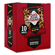 Dot's Pretzels Original Pretzels, 1 oz Bag, 10/Box (DDP71943)