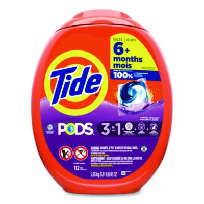 Tide PODS Laundry Detergent, Spring Meadow, 112 Pods/Tub (03250PK)