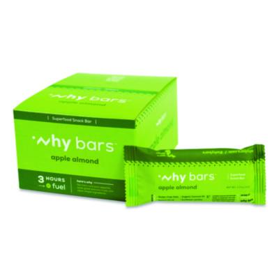 Why Bars Superfood Snack Bar, Apple Almond, 2.04 oz Bar, 12/Box (WHY16208)
