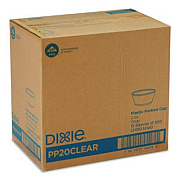 Dixie Plastic Souffle/Portion Cups, 2 oz, Clear, 200/Sleeve, 12 Sleeves/Carton (PP20CLEAR)