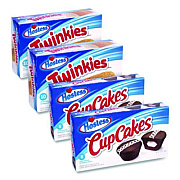 Hostess Twinkies and Chocolate CupCakes Variety Pack, (2) 13.58 oz 10 Pack Twinkies and (2) 12.7 oz 8 Pack CupCakes/Carton (60004134)