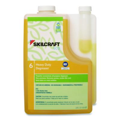 AbilityOne 7930017149188, SKILCRAFT ECO Neutral Floor Cleaner Concentrate, 2 L Bottle, 4/Pack