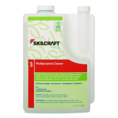 AbilityOne 7930017149189, SKILCRAFT ECO Heavy-Duty All-Purpose Degreaser Concentrate, 2 L Bottle, 4/Pack