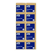 Tork Cleaning Cloth, 8.46 x 16.13, White, 100 Wipes/Box, 10 Boxes/Carton (510176)