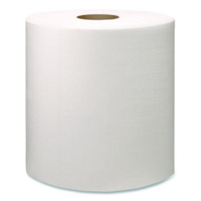 Tork Light Duty Cleaning Cloth, Giant Roll, 1-Ply, 9 x 12.4, White, 1,450 Sheet Roll/Carton (500105)