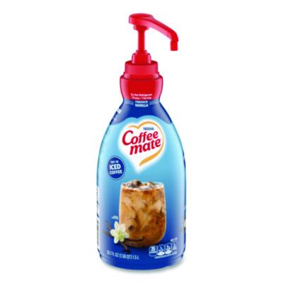 Coffee mate Liquid Coffee Creamer, French Vanilla, 1.5 L Pump Bottle (31803)