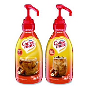 Coffee mate Liquid Coffee Creamer, Hazelnut, 1.5 L Pump Bottle, 2/Carton (31831CT)