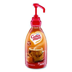 Coffee mate Liquid Creamer Pump Bottle, Caramel, 50.7 oz Pump Bottle (73358)