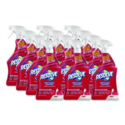 RESOLVE Triple Oxi Advanced Trigger Carpet Cleaner, Fresh Linen, 22 oz Spray Bottle, 12/Carton (00601CT)