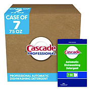 Cascade Professional Automatic Dishwasher Detergent Powder, Fresh Scent, 75 oz Box, 7/Carton (59535CT)