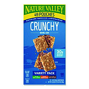 Nature Valley Granola Bars, Assorted Crunchy Bars, 1.5 oz Pouch, 2 Bars/Pouch, 49 Packs/Box (GEM44136)