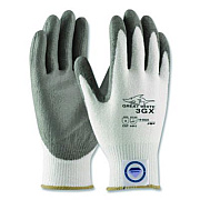 PIP Great White 3GX Seamless Knit Dyneema Diamond Blended Gloves, EN388: 4542, Medium, White/Gray, Pair (19D322M)