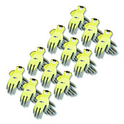 PIP G-Tek KEV Cut-Resistant Seamless-Knit Gloves, EN388: 4231, Large (Size 9), Yellow/Gray, 12 Pairs (09K1250L)