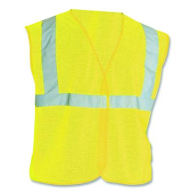 PIP ANSI Class 2 Hook and Loop Safety Vest, 2X-Large, Hi-Viz Lime Yellow (302MVGLY2X)