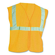 PIP ANSI Class 2 Hook and Loop Safety Vest, Large, Hi-Viz Orange (302MVGORL)