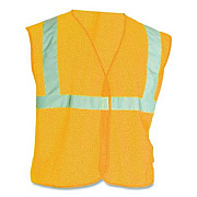 PIP ANSI Class 2 Hook and Loop Safety Vest, X-Large, Hi-Viz Orange (302MVGORXL)