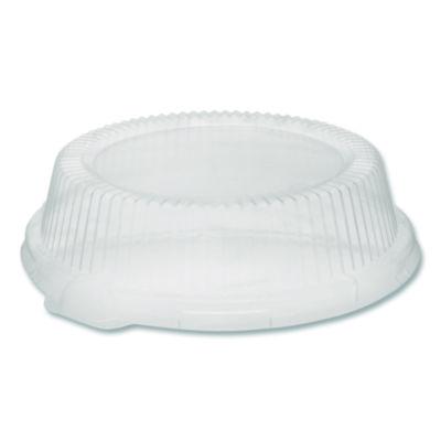 Pactiv Evergreen ClearView Dome-Style Lid with Tabs, 8.9" Diameter x 0.8" h, Clear, Plastic, 126/Carton (YCI800090000)