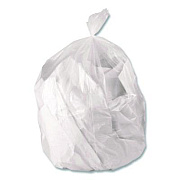 Heritage Linear Low-Density Can Liners, 33 gal, 0.65 mil, 33 x 39, Clear, Roll, 250/Carton (H6639HCR01)