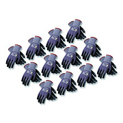 MaxiFlex Ultimate Seamless Knit Nylon Gloves, Nitrile MicroFoam Grip: Palm/Fingers, EN388: 4131, Medium, Gray, 12 Pairs (34874M)