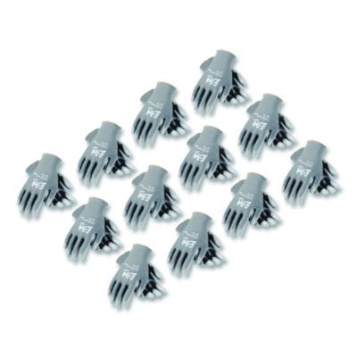 G-Tek GP Polyurethane-Coated Nylon Gloves, EN388: 1111, 10" Long, Small, Gray, 12 Pairs (33G125S)