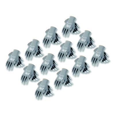 G-Tek GP Polyurethane-Coated Nylon Gloves, EN388: 1111, 10" Long, Large, Gray, 12 Pairs (33G125L)