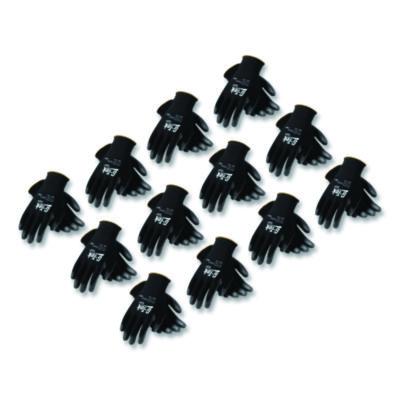 G-Tek GP Polyurethane-Coated Nylon Gloves, EN388: 1111, 10" Long, X-Large, Black, 12 Pairs (33B125XL)