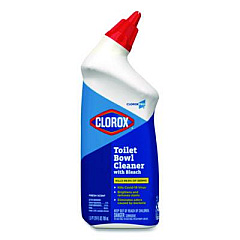 Clorox Pro Toilet Bowl Cleaner with Bleach, Fresh Scent, 24 oz Bottle (00031EA)
